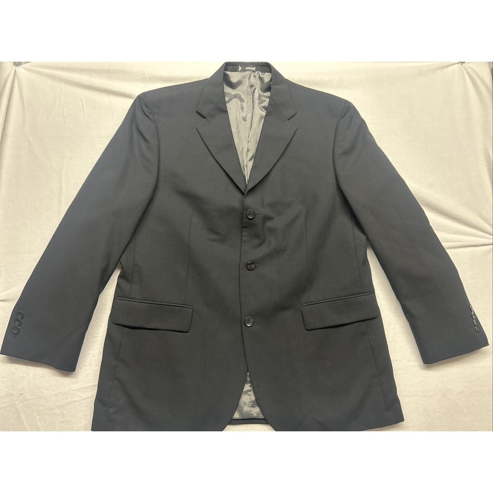 Slates 38R BlackSport Coat Blazer Jacket 44R‎ Wool